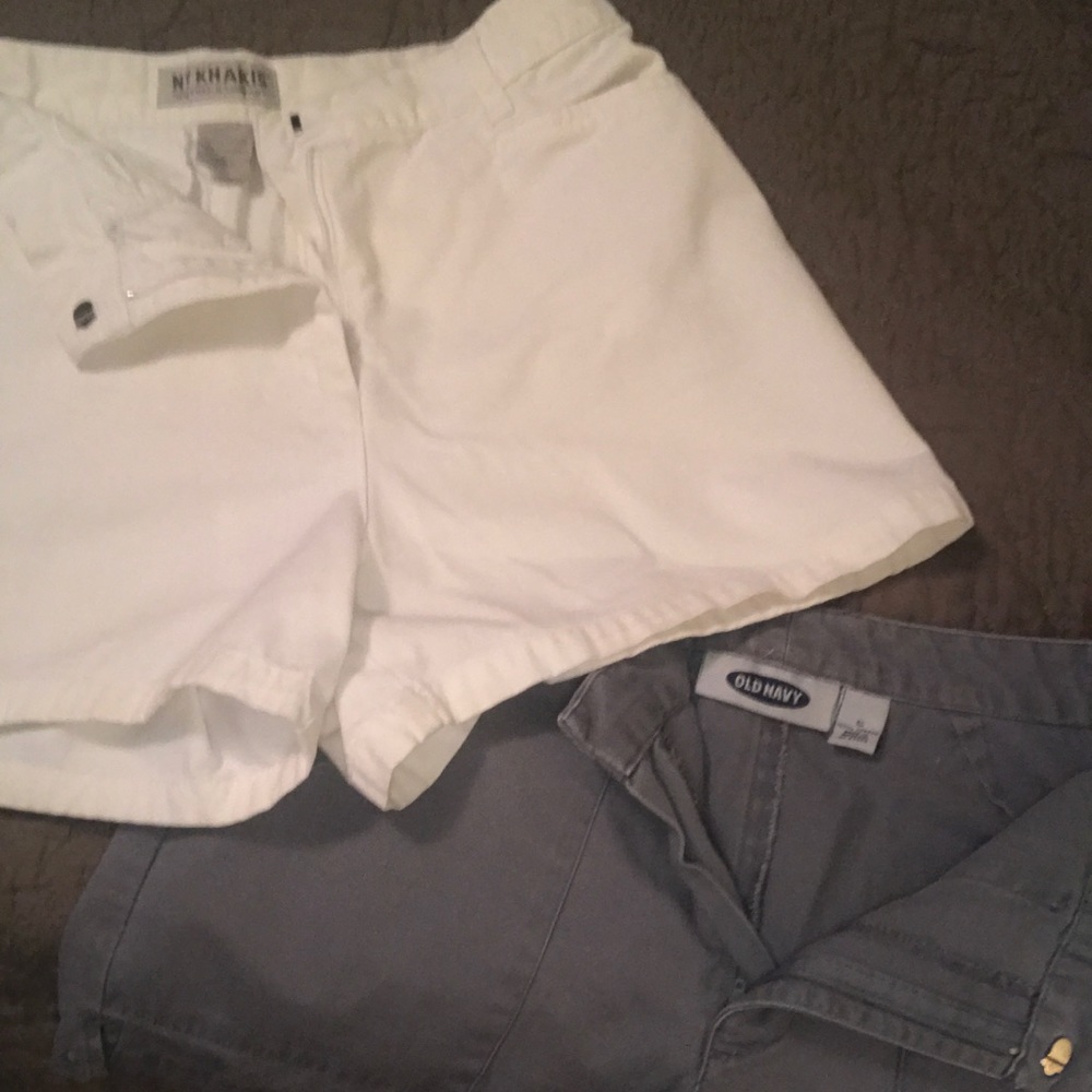 2 pair OLD NAVY shorts NY & CO.